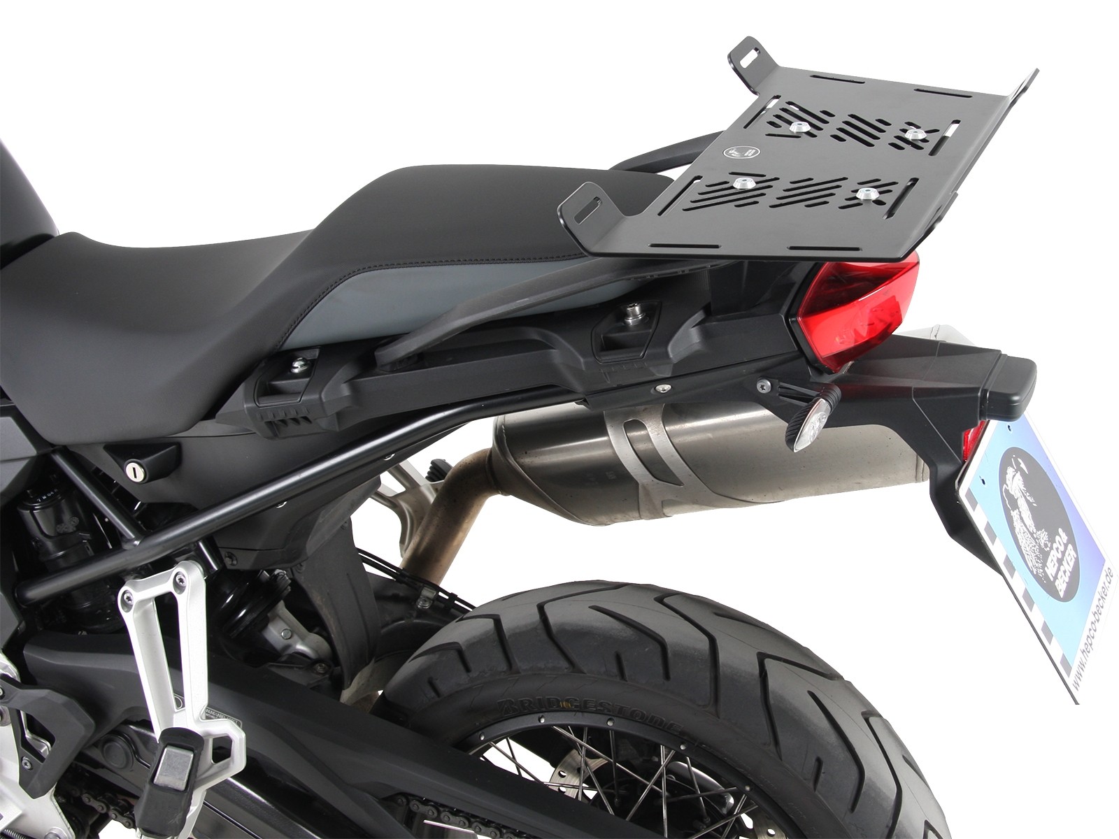 Bagagerekverlenging zwart voor BMW F 850 GS (bouwjaar 18-) Hepco & Becker