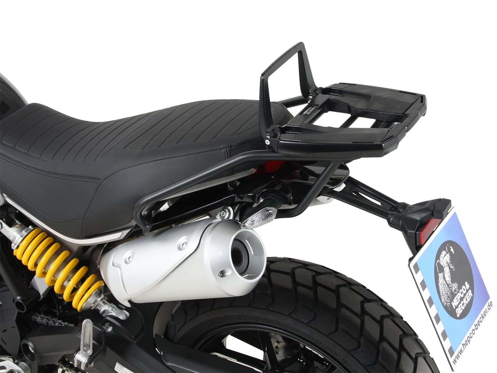Easyrack topkoffer zwart voor Ducati Scrambler 1100 /Special /Sport (18-20) Hepco & Becker