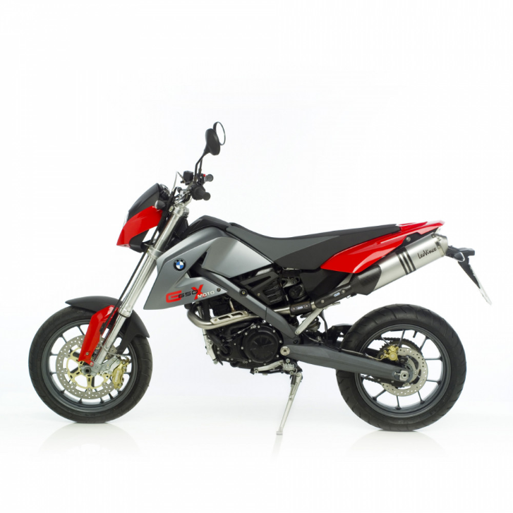 LeoVince uitlaatsysteem X3, aluminium, slip on voor BMW G 650 X-Challenge/X-Moto/X-Country (Bj.07-11)