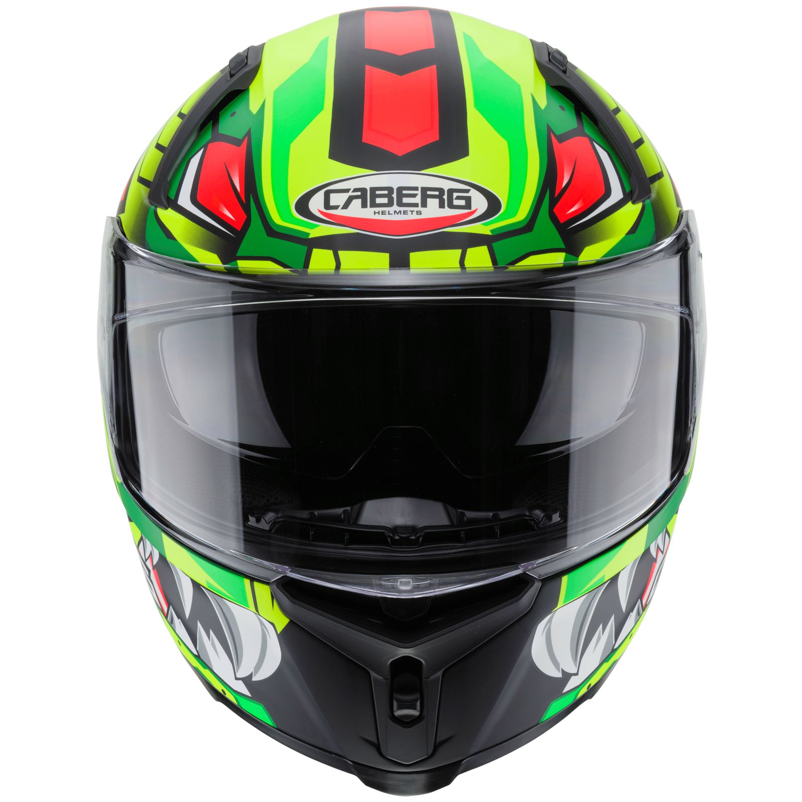 Caberg Helm Avalon Giga, mat-zwart/fluo-geel-rood