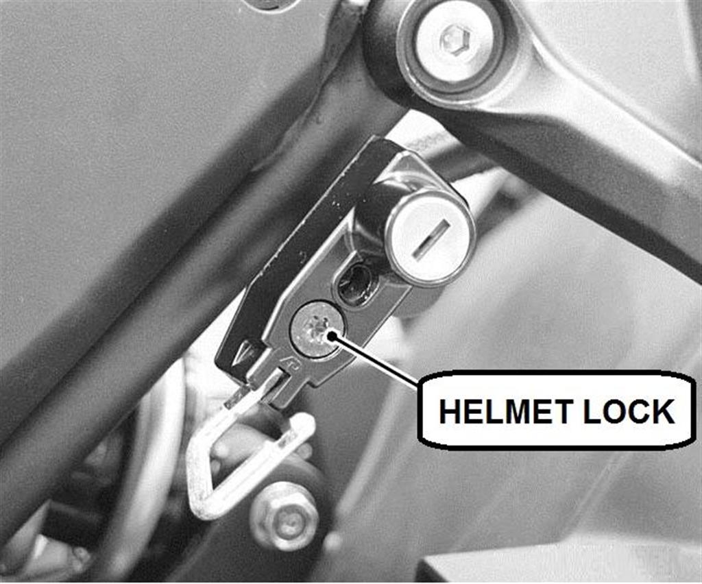 Helmslot Ninja650 2017/ Z650 2017 Origineel Kawasaki