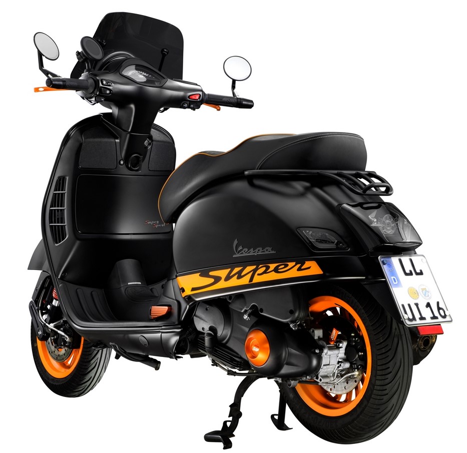 Olievulplug motorolie voor Vespa, mat oranje