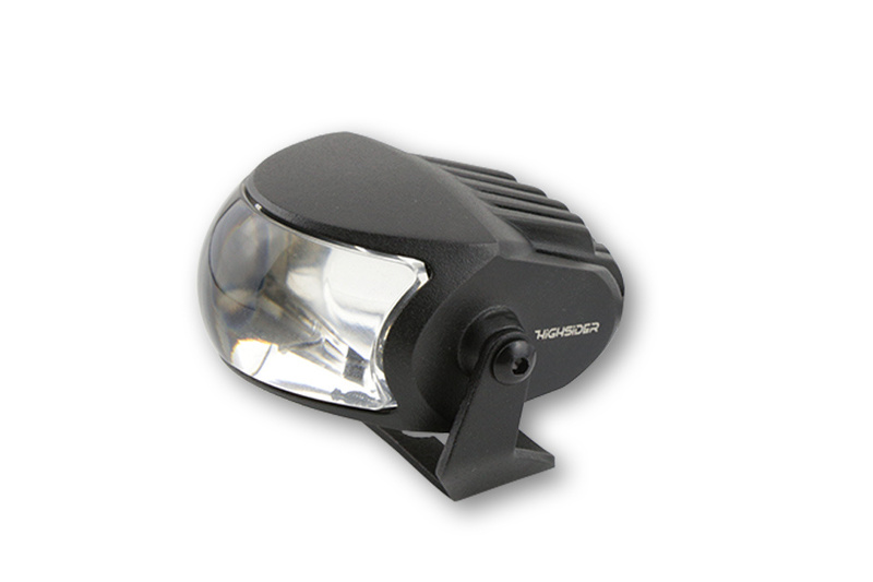 HIGHSIDER pro-rijlamp Comet-High LED zwart E-keurmerk (1pc)