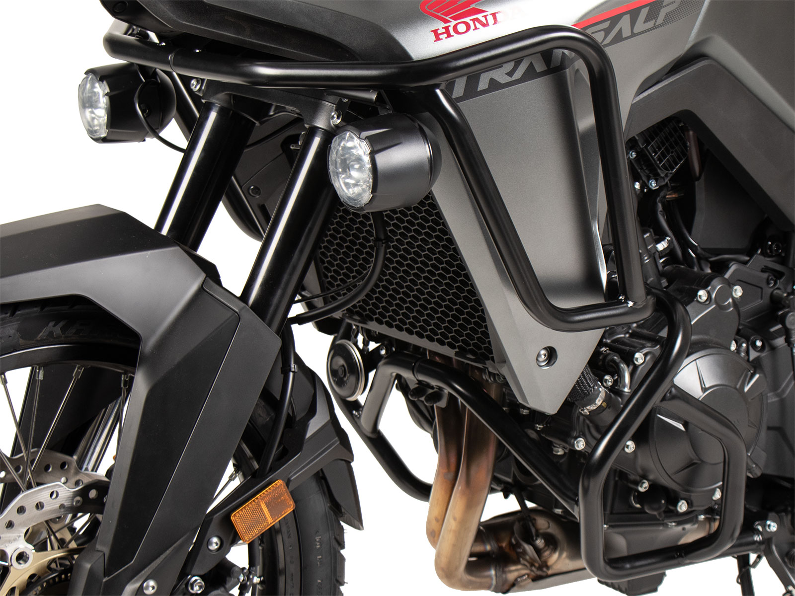 Zwarte tankbeschermbeugel voor Honda XL 750 Transalp / E-Clutch (25-) Hepco & Becker