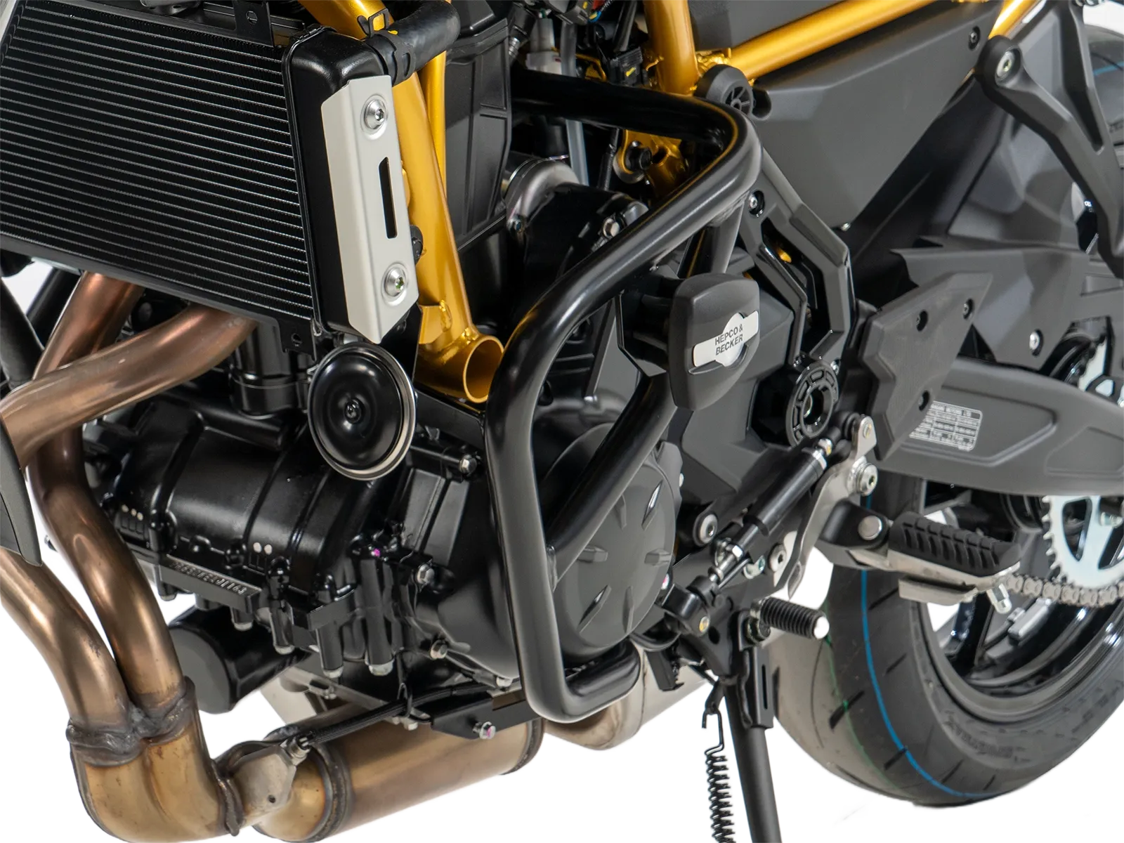 Motorbeschermer zwart voor Kawasaki Z 650 S (26-) Hepco & Becker
