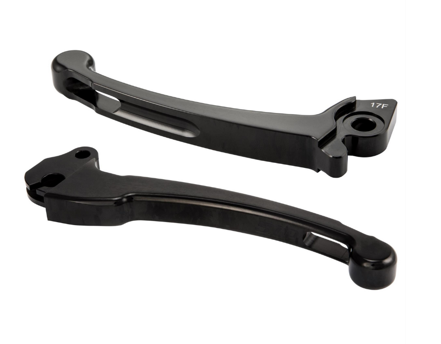 Sport hendelset koppeling/rem voor Vespa PX 125 -150cc, HBZ Hengtong, rechts/links, zwart