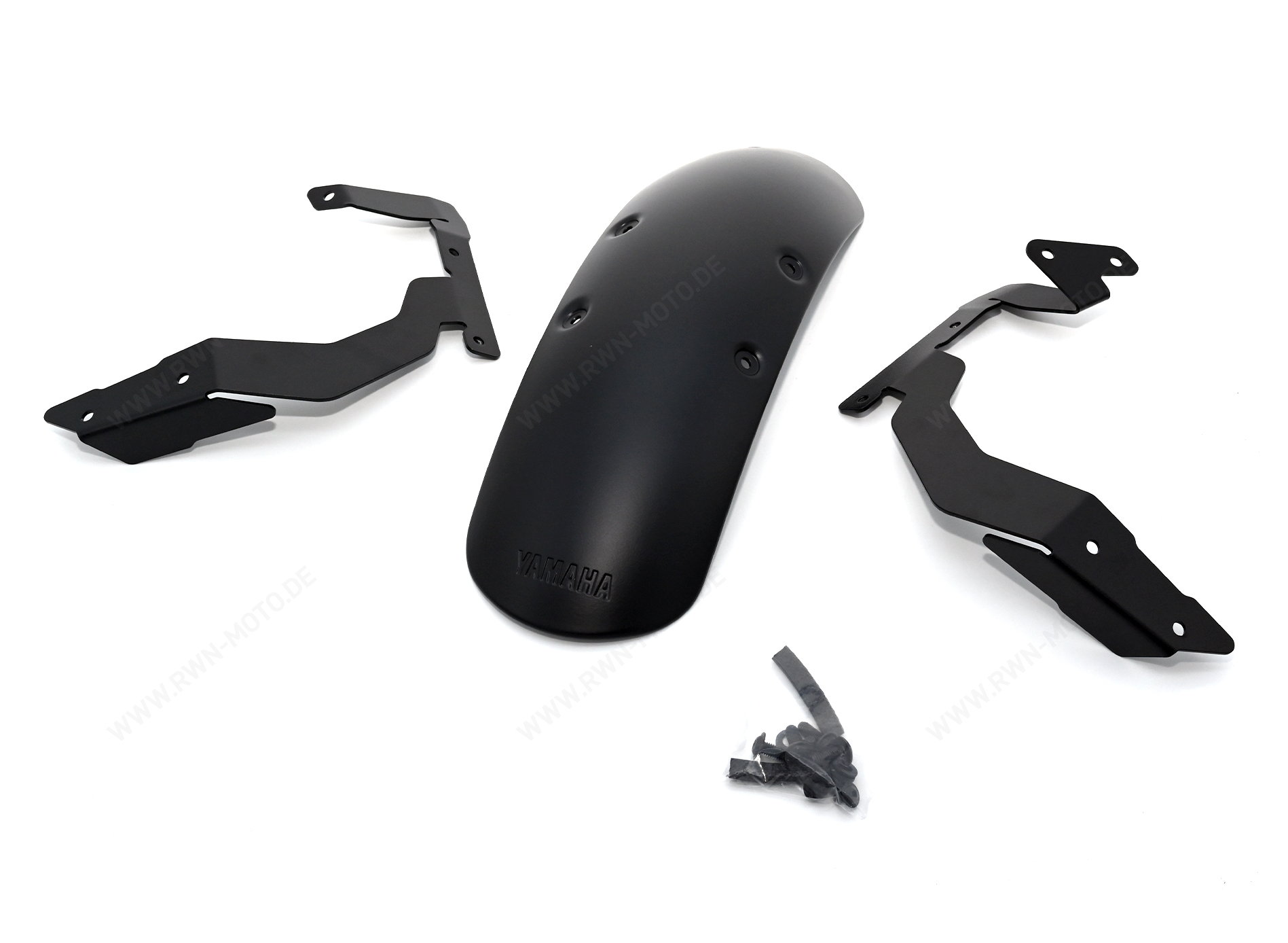 Aluminium voorspatbord zwart voor Yamaha XSR 900 (22-) Origineel