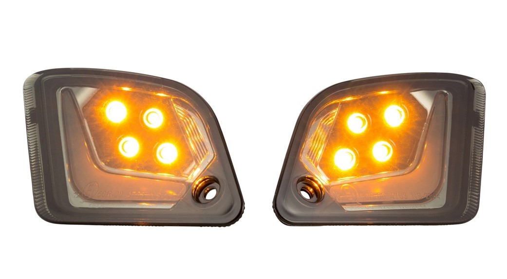 Knipperlichtset links/rechts achter voor Vespa GTS/GTS Super/GTV 125-300cc ('14-22), getint