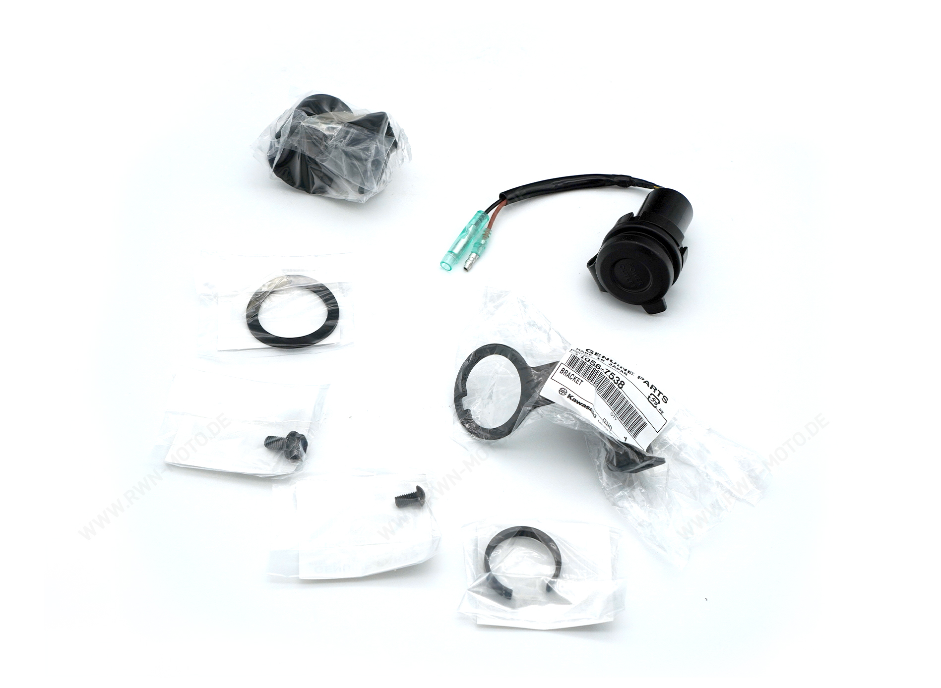 12V stekkerset voor Vulcan S (Bj.15-19) Origineel Kawasaki