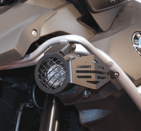 Koplampbeschermrooster voor LED hulpkoplampen voor BMW R 1200 GS Adventure, zwart
