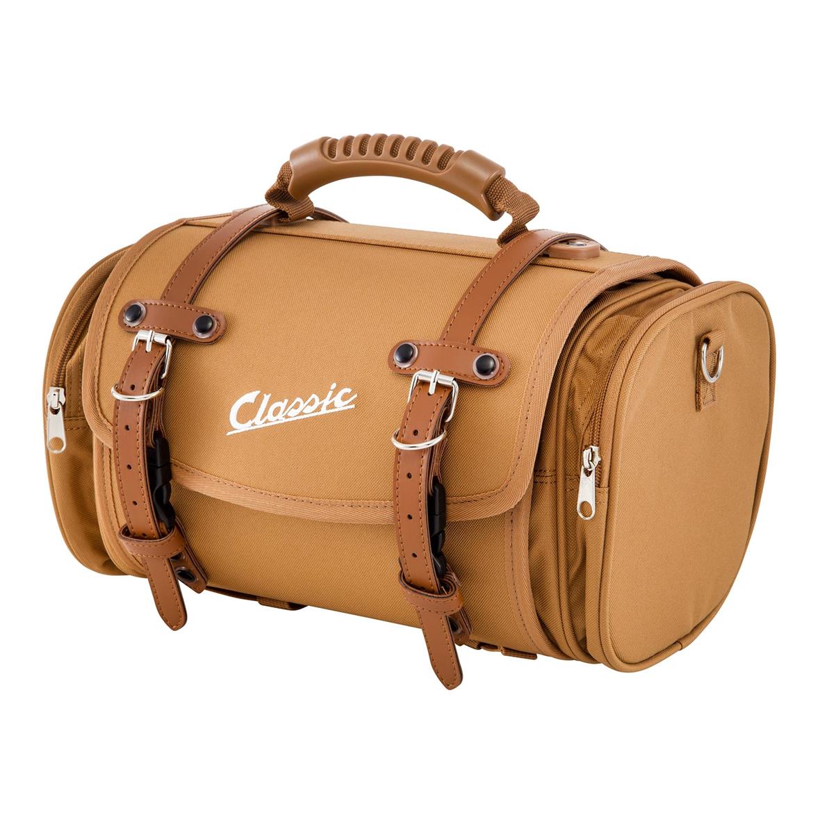 Tas "Classic" klein voor Vespa - bruin, nylon