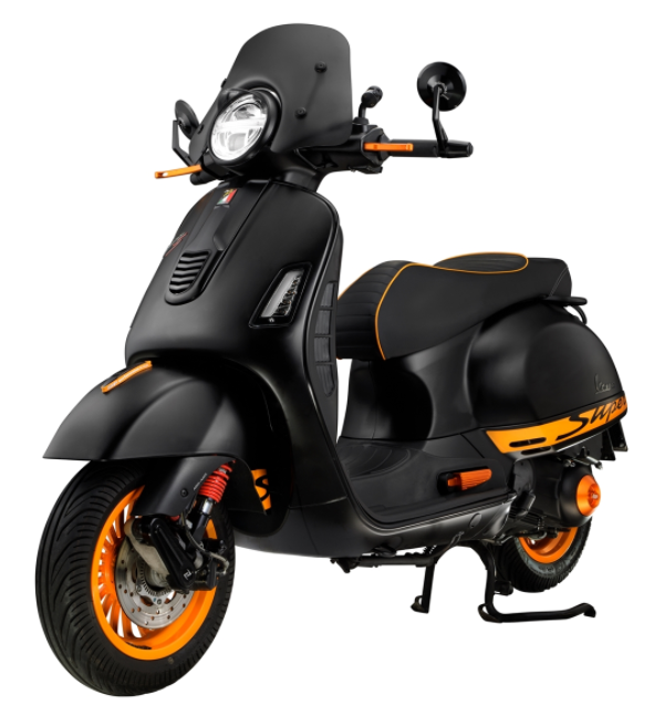 Deksel vario voor Vespa, mat oranje