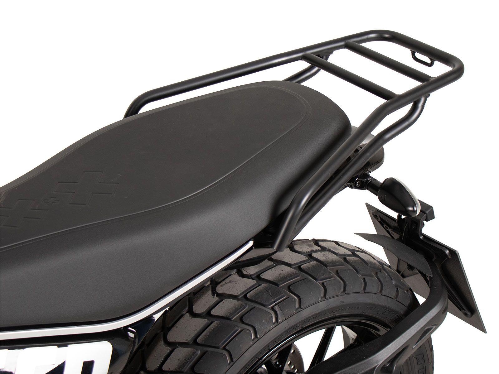 Buisvormig bagagerek zwart voor Ducati Scrambler 800 Nightshift /Full Throttle (23-) Hepco & Becker