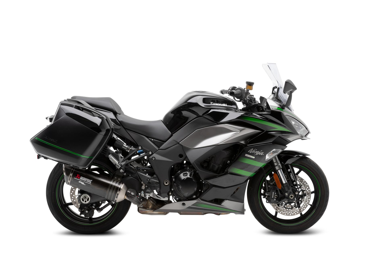 Akrapovič koolstofvezel sportuitlaat voor Kawasaki Ninja 1000 SX (20-24)