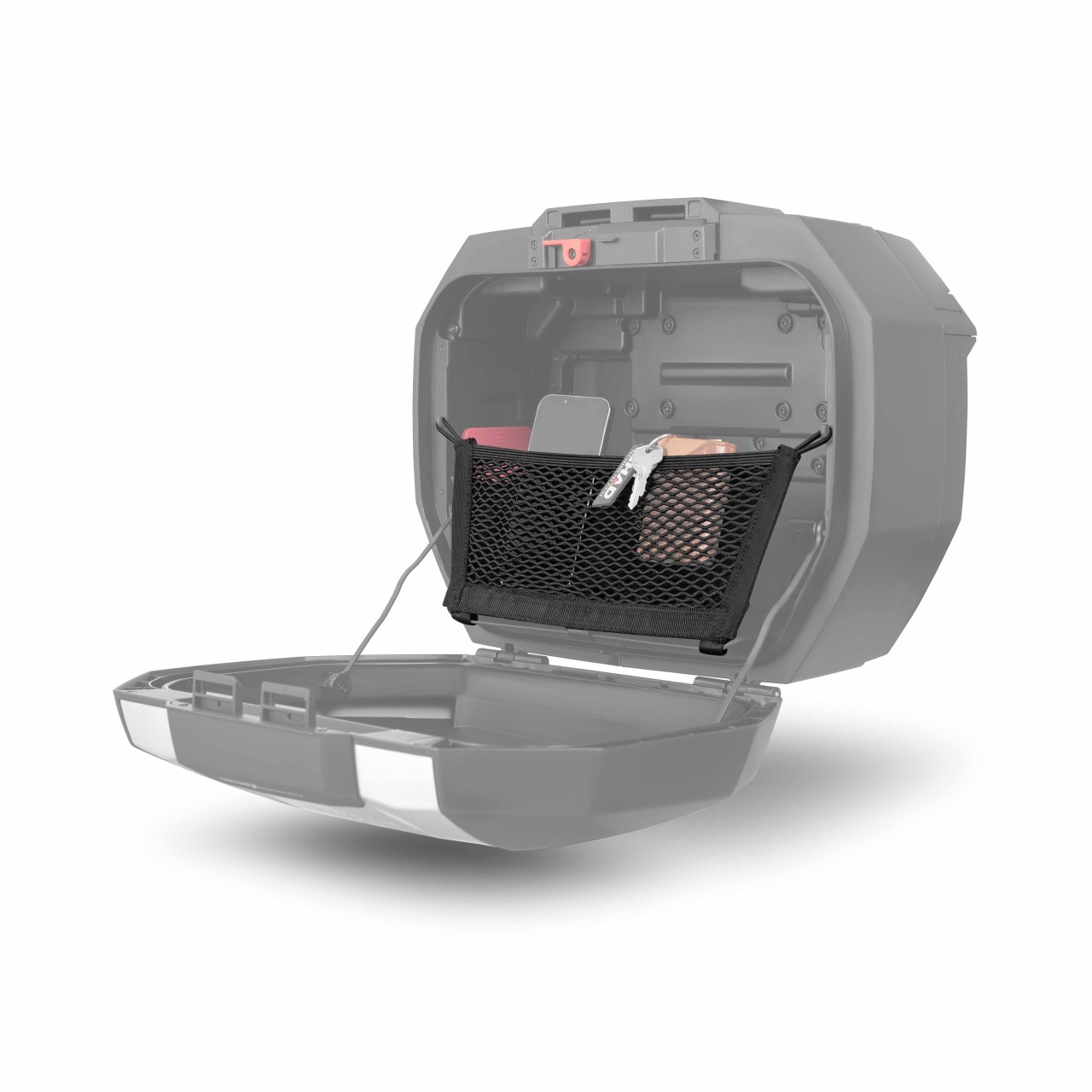 Shad zijkofferset SH38X, uitbreidbaar, zwart/aluminium, 38 l