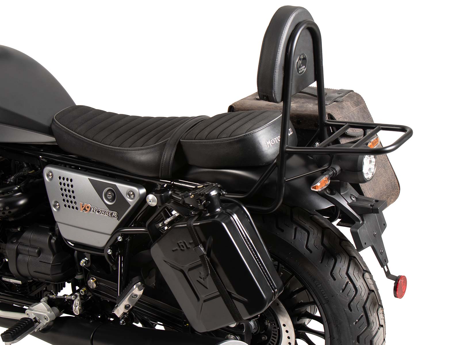 Jerrycan 4 liter incl. uitsparing houder links voor Moto Guzzi V9 Bobber/Special Edition (21-)