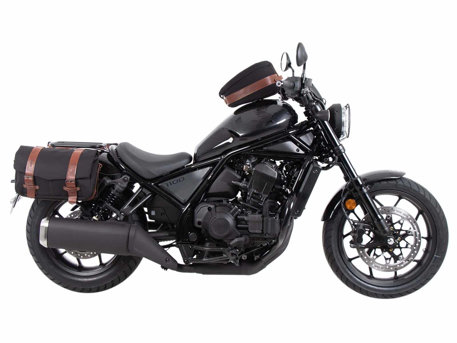 C-Bow zijdrager zwart voor Honda CMX 1100 Rebel /DCT (21-24) Hepco & Becker