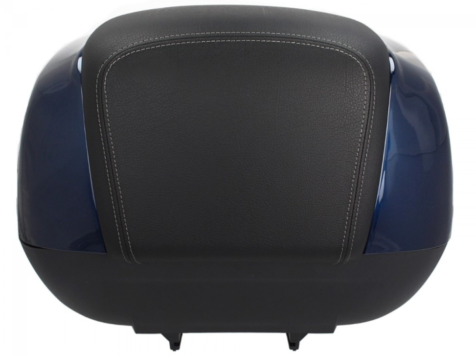 Topkoffer 37 l met rugleuning voor Piaggio Medley 125/150 (16-18) - blue midnight 222/A