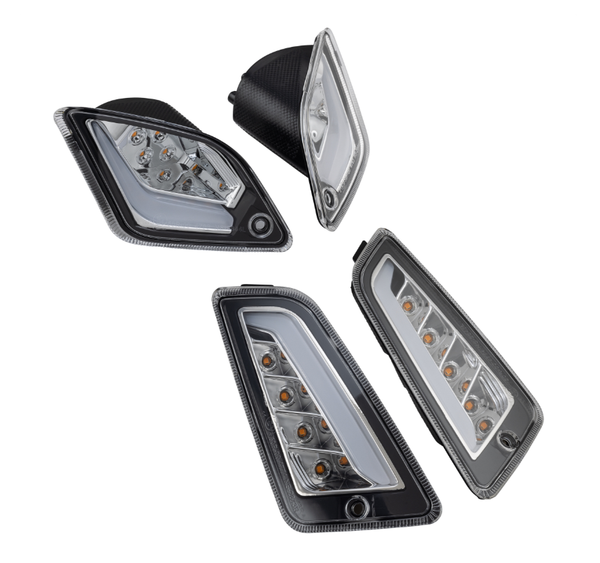 Knipperlichtset voor & achter voor Vespa GTS/GTS Super/GTV 125-300cc, helder