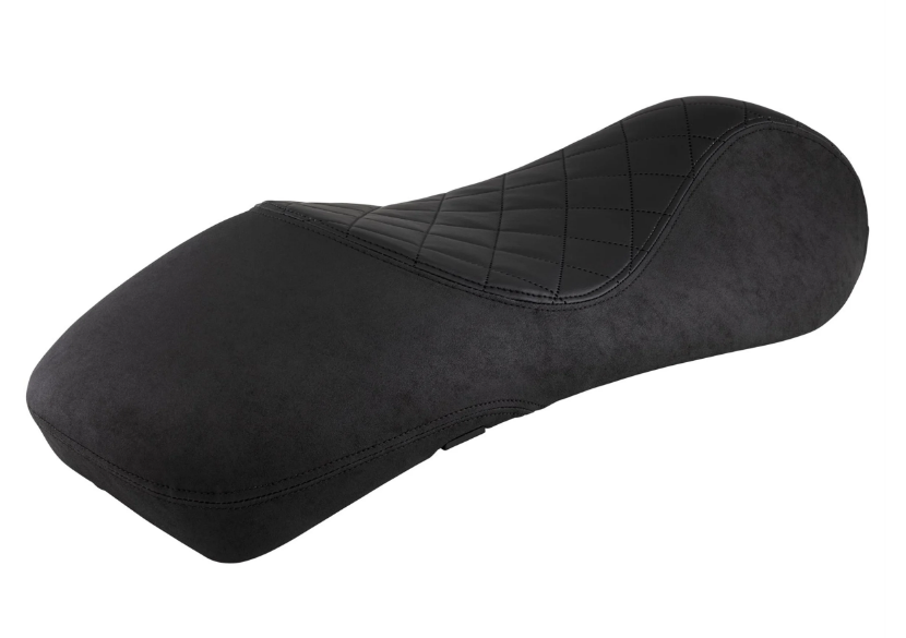 Sportzadel "Black Editiont" voor Vespa GTS/GTS Super/GTV 125-300ccm (14-), zwart gewatteerd