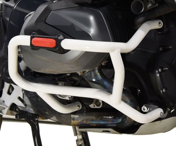 Onderste valbeugel voor BMW R 1250 GS, staal, wit