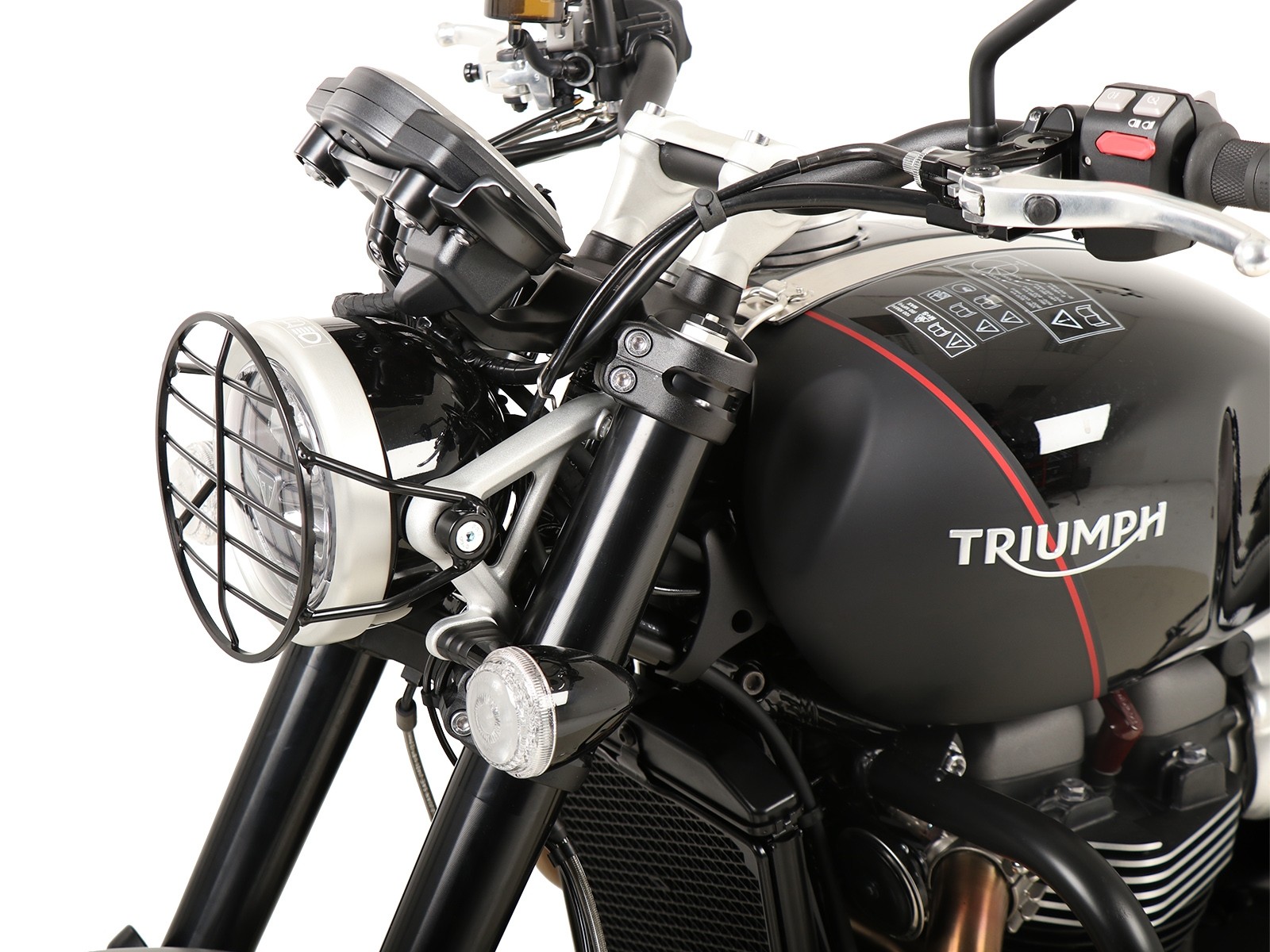 Lampbeschermer zwart voor Triumph Scrambler 1200 XC (2019-)