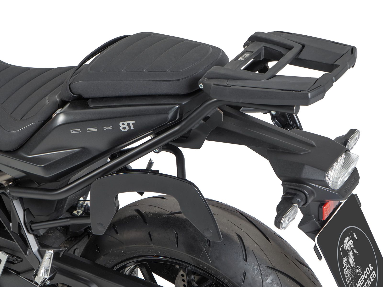 C-Bow zijdrager zwart voor Suzuki GSX-8T (25-) Hepco & Becker