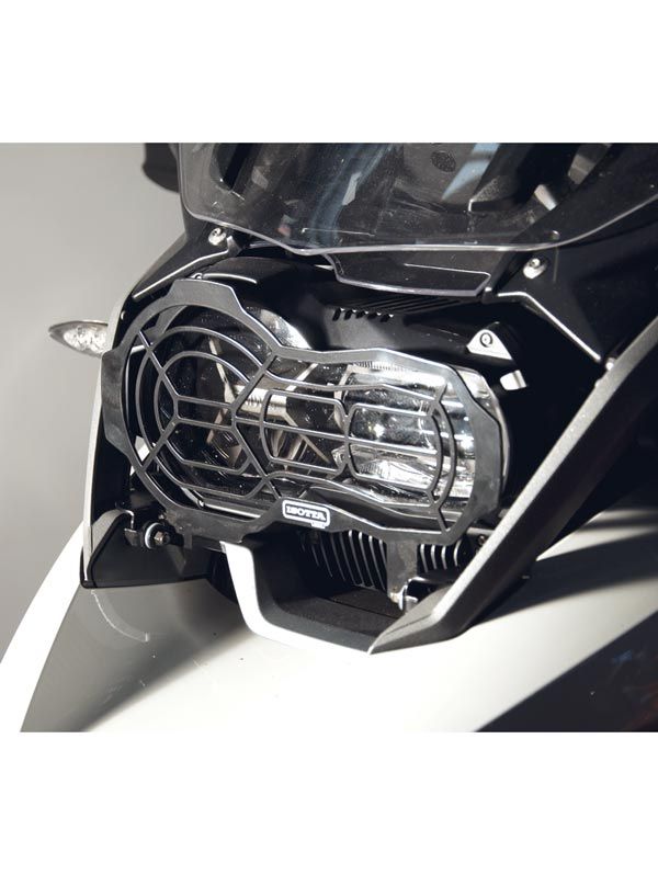 Inklapbare koplampbeschermer voor BMW R 1200 GS Adventure LC (14-18), zwart