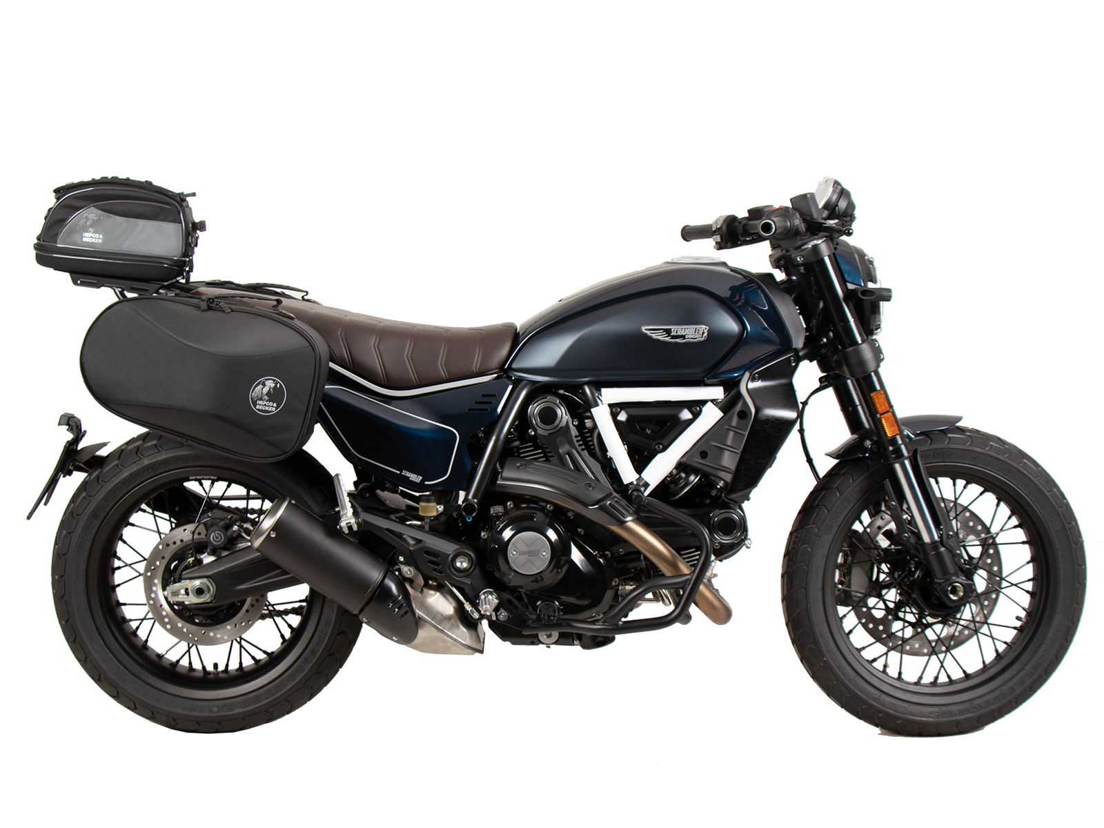 C-Bow zijdrager zwart voor Ducati Scrambler 800 Nightshift /Full Throttle (23-) Hepco & Becker