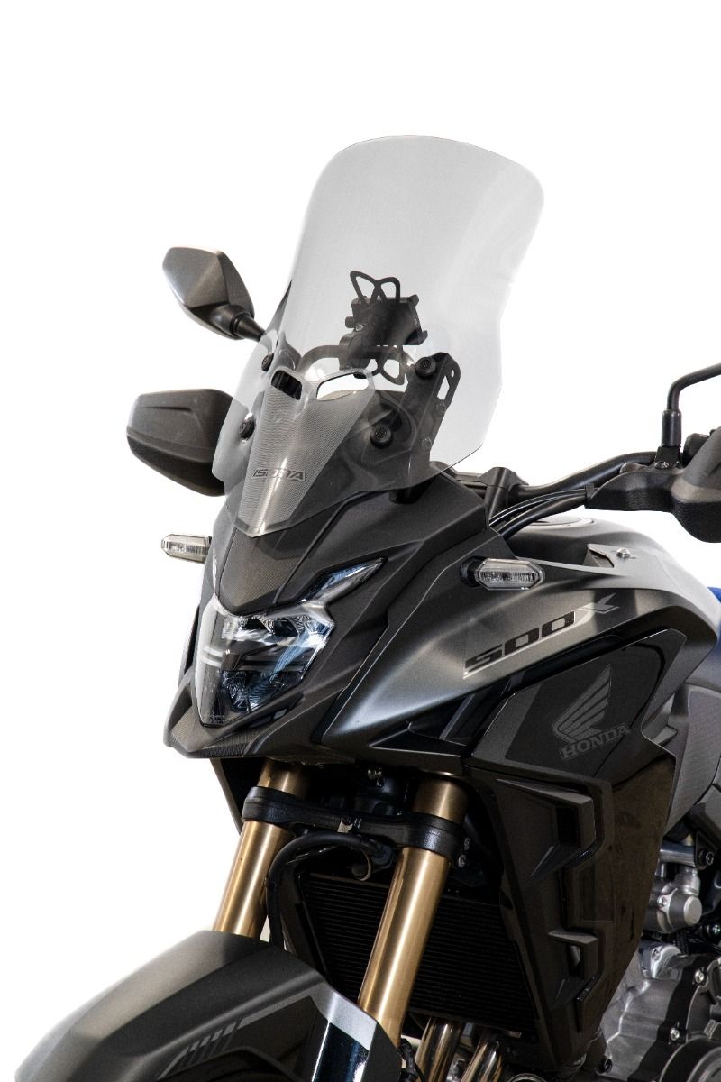 Middelhoog windscherm voor Honda CB 500 X (16-23), licht getint