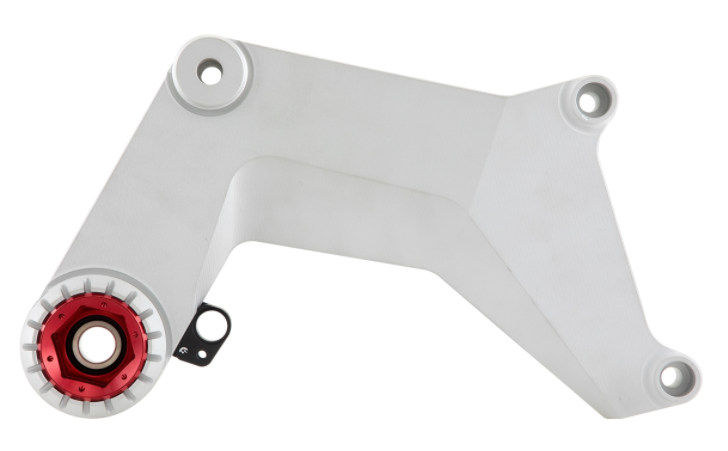 Zwenkarm voor race-uitlaat, achteraan voor Vespa GTS/GTS Super/GTV 125-300cc met ABS, zilver