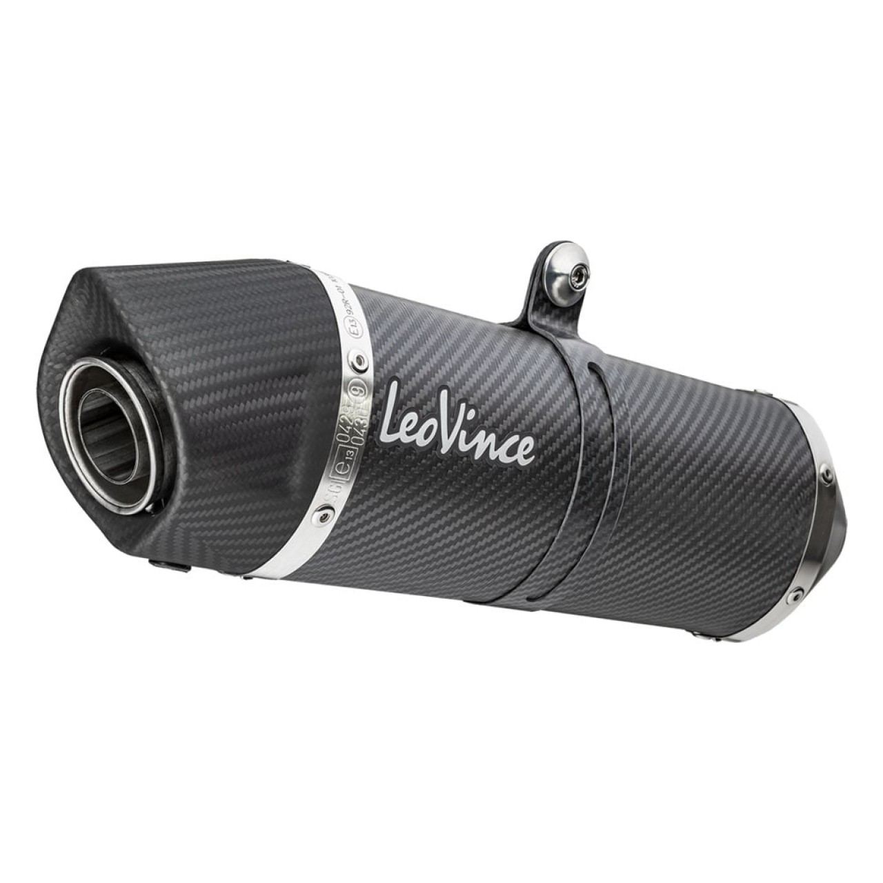 LeoVince compleet systeem LV One Evo voor Yamaha MT-125 /YZF-R 125, carbon, E-keurmerk