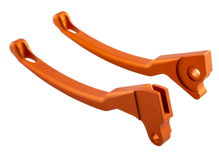 Sport hendelset rem links/rechts voor Vespa LX/LXV/S/Primavera/Sprint 50-150ccm, mat oranje