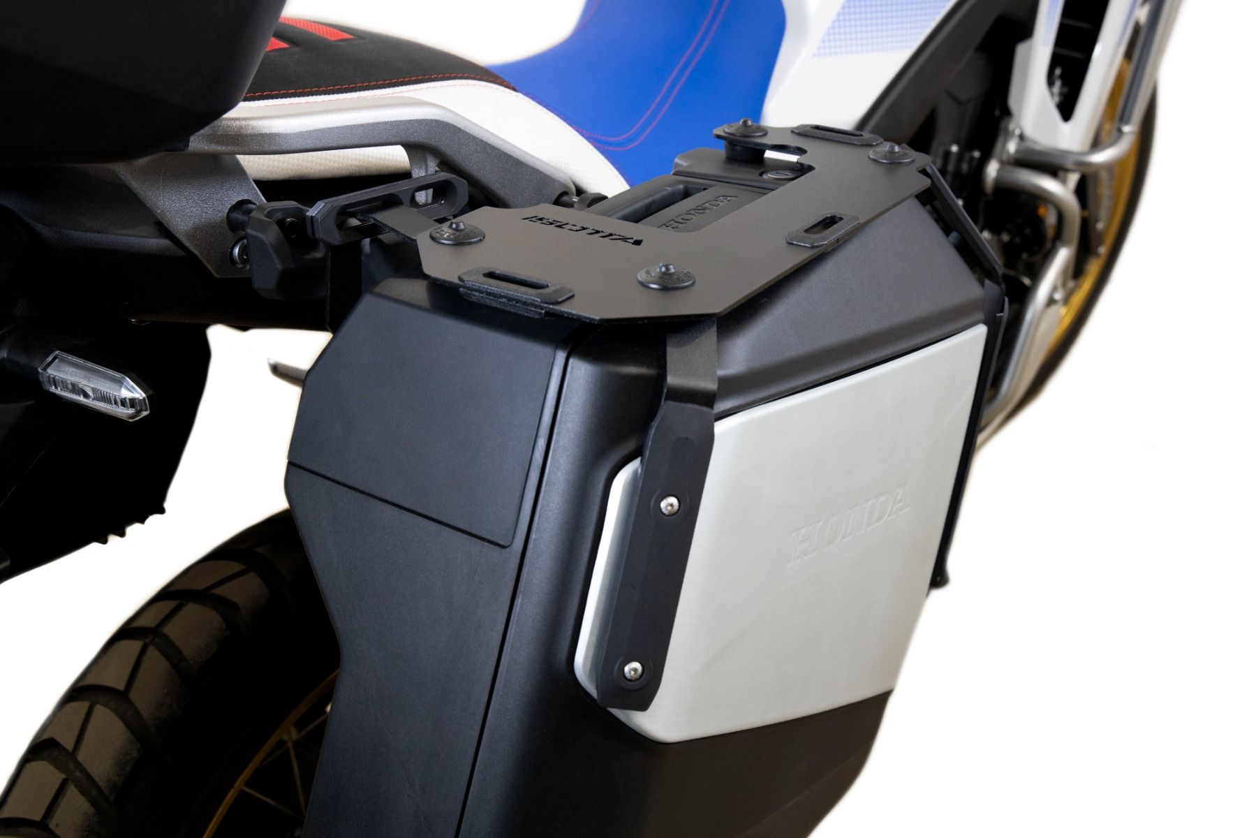 Bagagerek voor zijkoffers Honda XL 750 Transalp /NT 1100 /ADV 750 /NC 750 X, aluminium, zwart