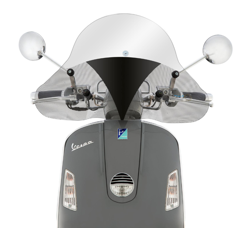 Flyscreen CUPPINI voor Vespa GTV/GT 60 125-300cc, helder