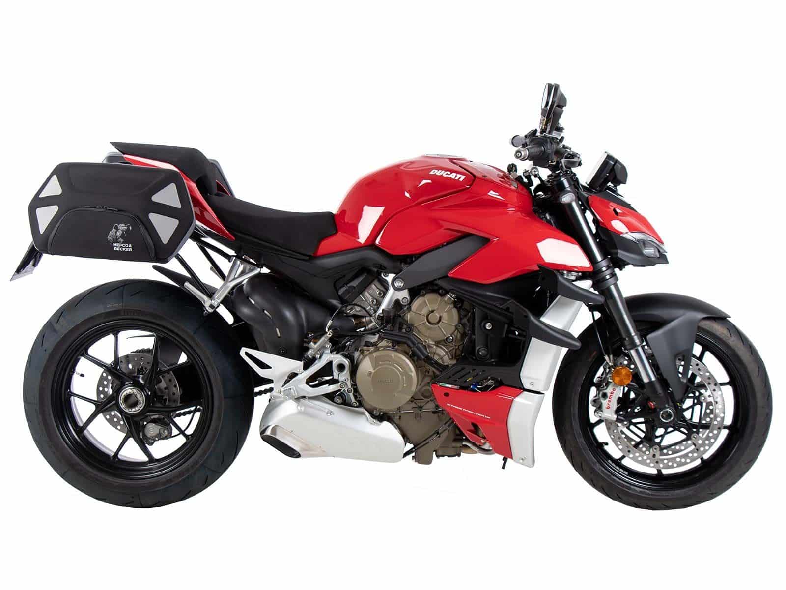 C-Bow zijdrager zwart voor Ducati Panigale V4 /S /R (18-24) Hepco & Becker