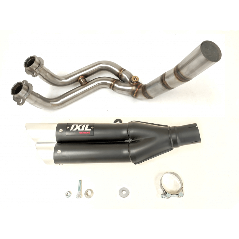 IXIL HYPERLOW XL voor Yamaha YZF-R7, roestvrij staal zwart, E-goedgekeurd, Euro5