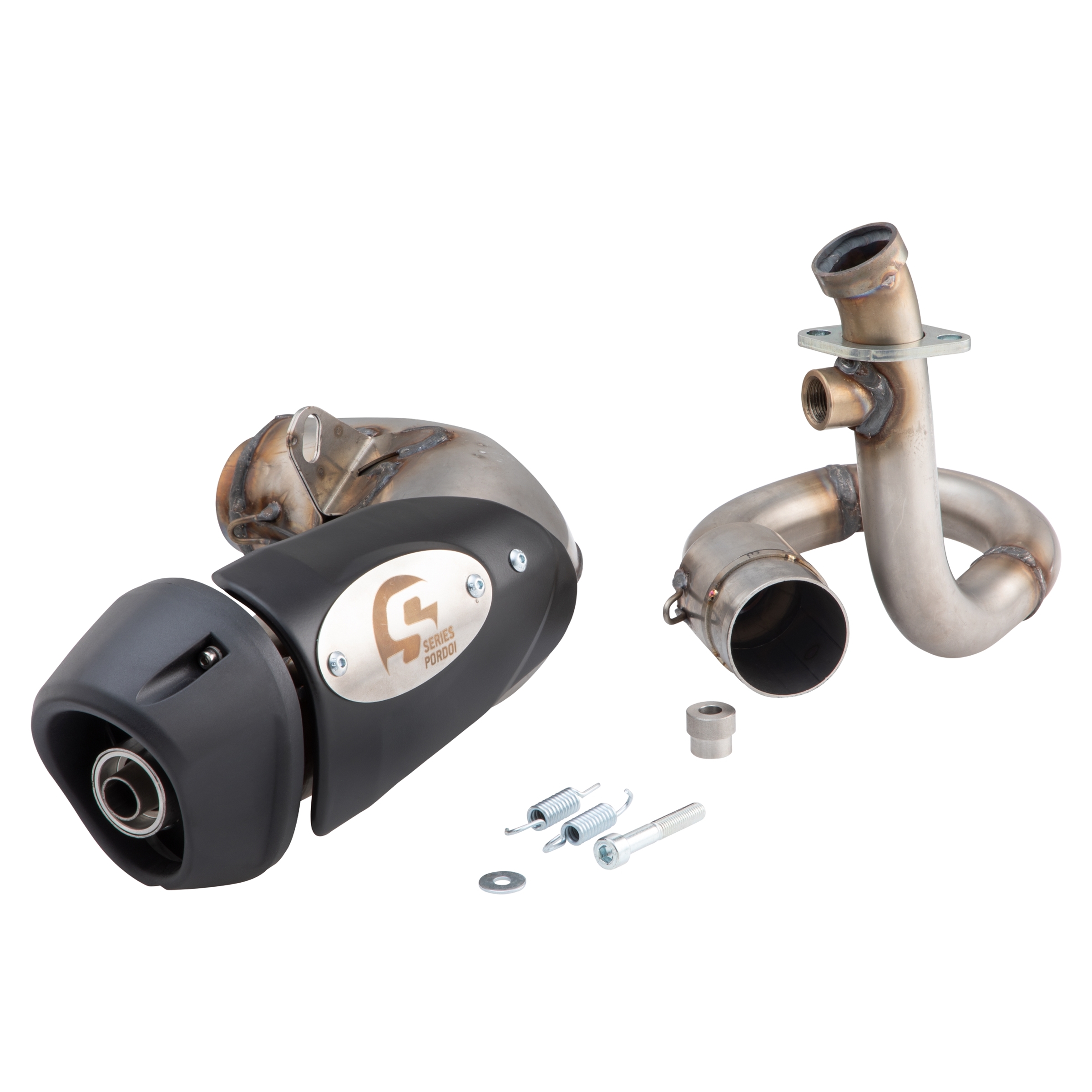 Racing uitlaat voor Vespa GTS/GTS Super/GTV/GT 60 125-300cc d.w.z., 4T, LC, roestvrij staal