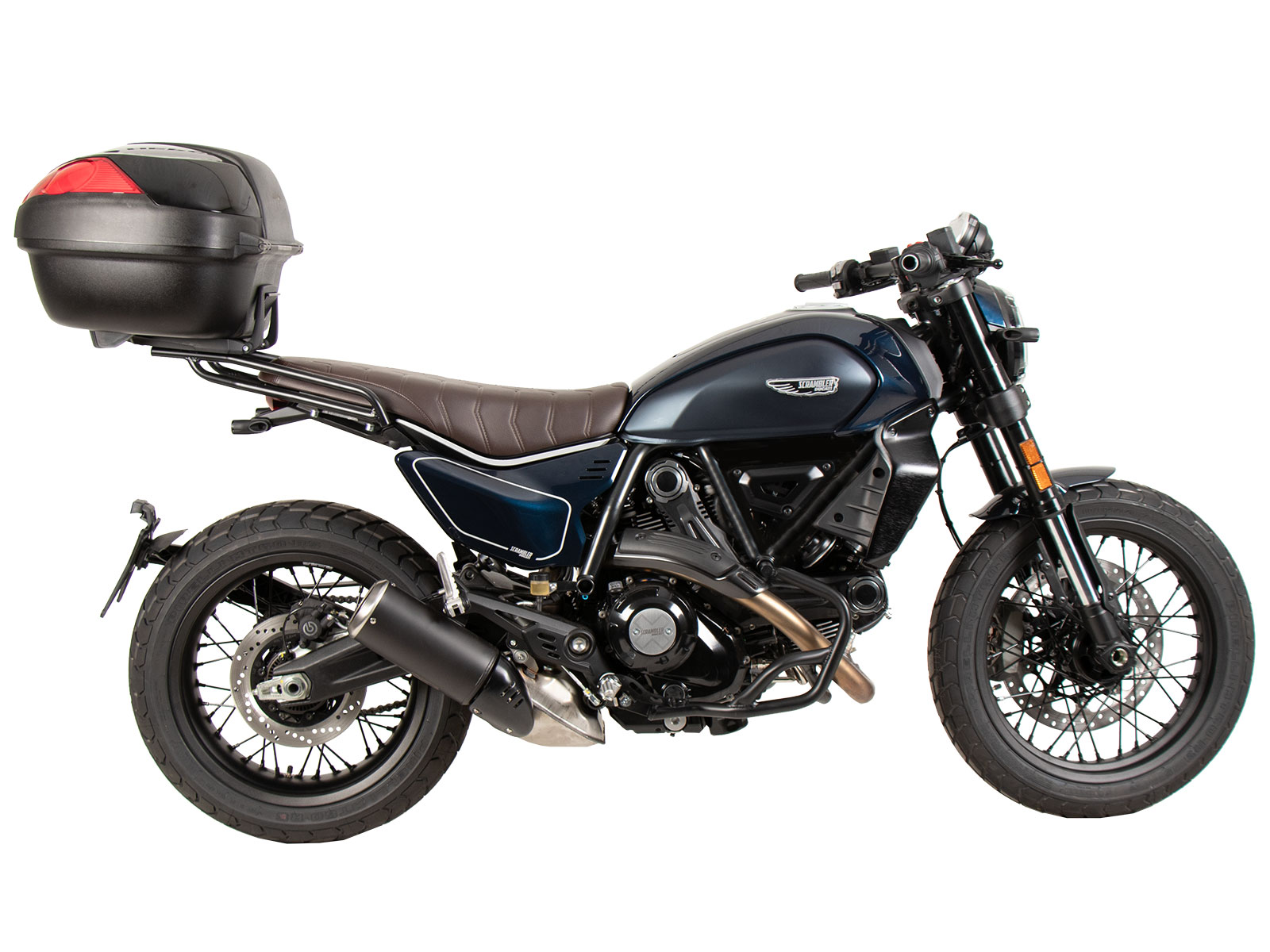Alurack topkoffer zwart voor Ducati Scrambler 800 Nightshift /Full Throttle (23-)