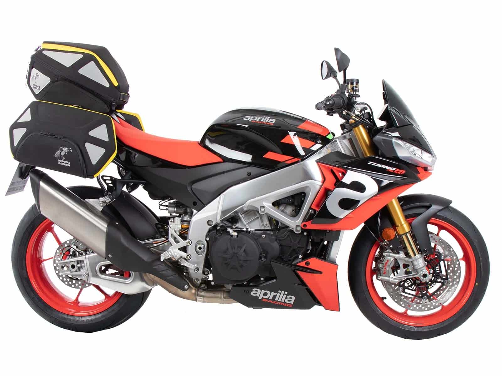 Sportrek vast zwart voor Aprilia Tuono V4 Factory /RSV 4 /RSV 4 Factory (21-24)