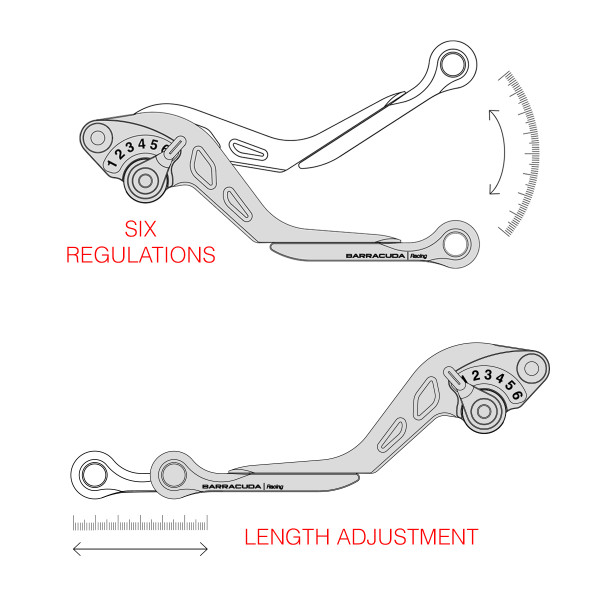 Hendelset voor Honda CB650F / CBR650F / CB650R / CBR650R / NC750S / NC750X - Barracuda
