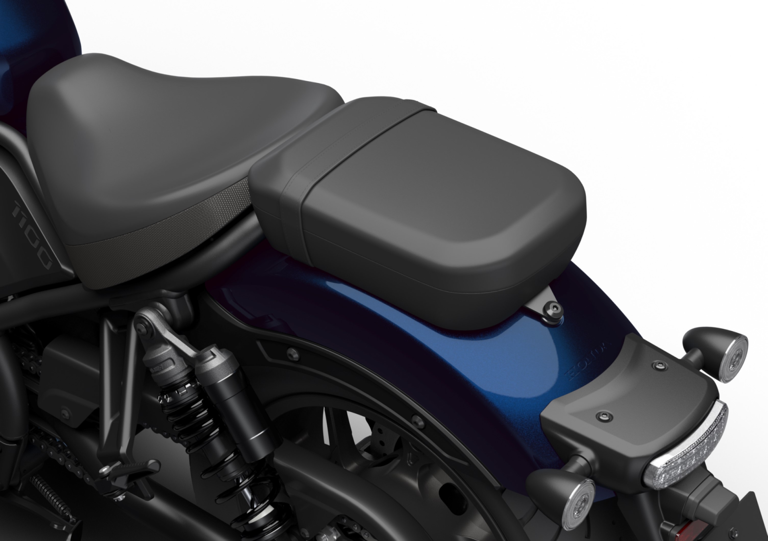 Comfort passagiersstoel zwart voor Honda CMX 1100 Rebel (21-) Origineel