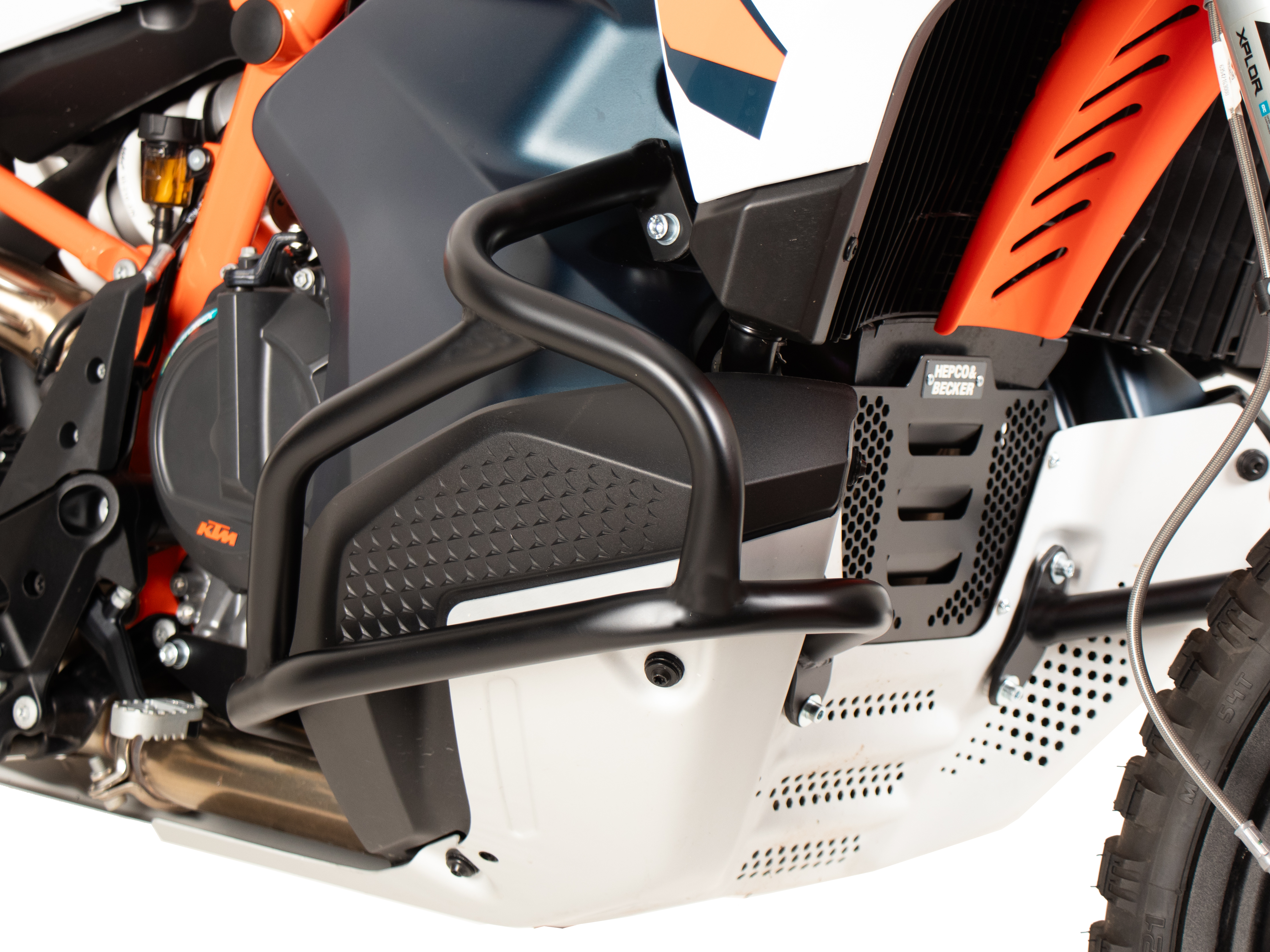 Motorbeschermer zwart voor KTM 790 Adventure (24-) Hepco & Becker