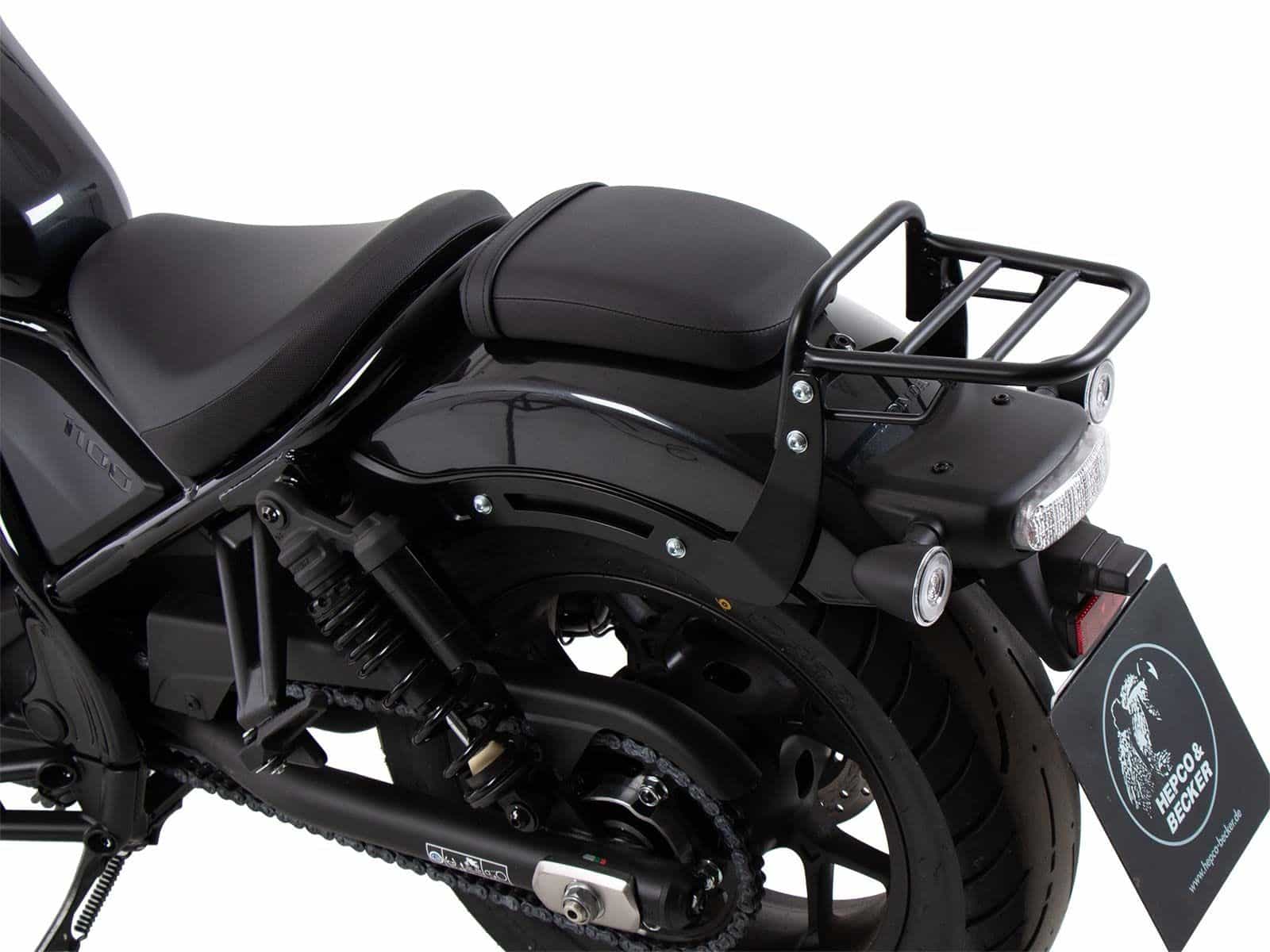 Buisvormig bagagerek zwart voor Honda CMX 500 Rebel (17-) Hepco & Becker