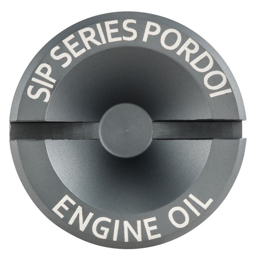 Olievulplug motorolie voor Vespa, mat grijs