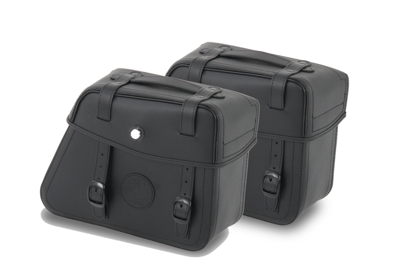 Lederen tassen Rugged C-Bow 24 liter Zwart voor C-Bow zadeltas houder Hepco & Becker