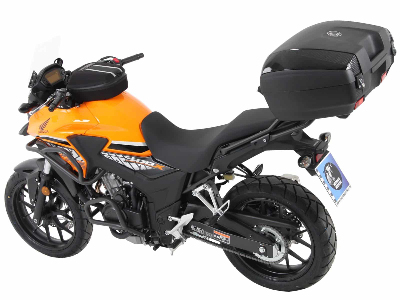 Aluminium bagagedrager antraciet voor Honda CB 500 X (19-23) Hepco & Becker
