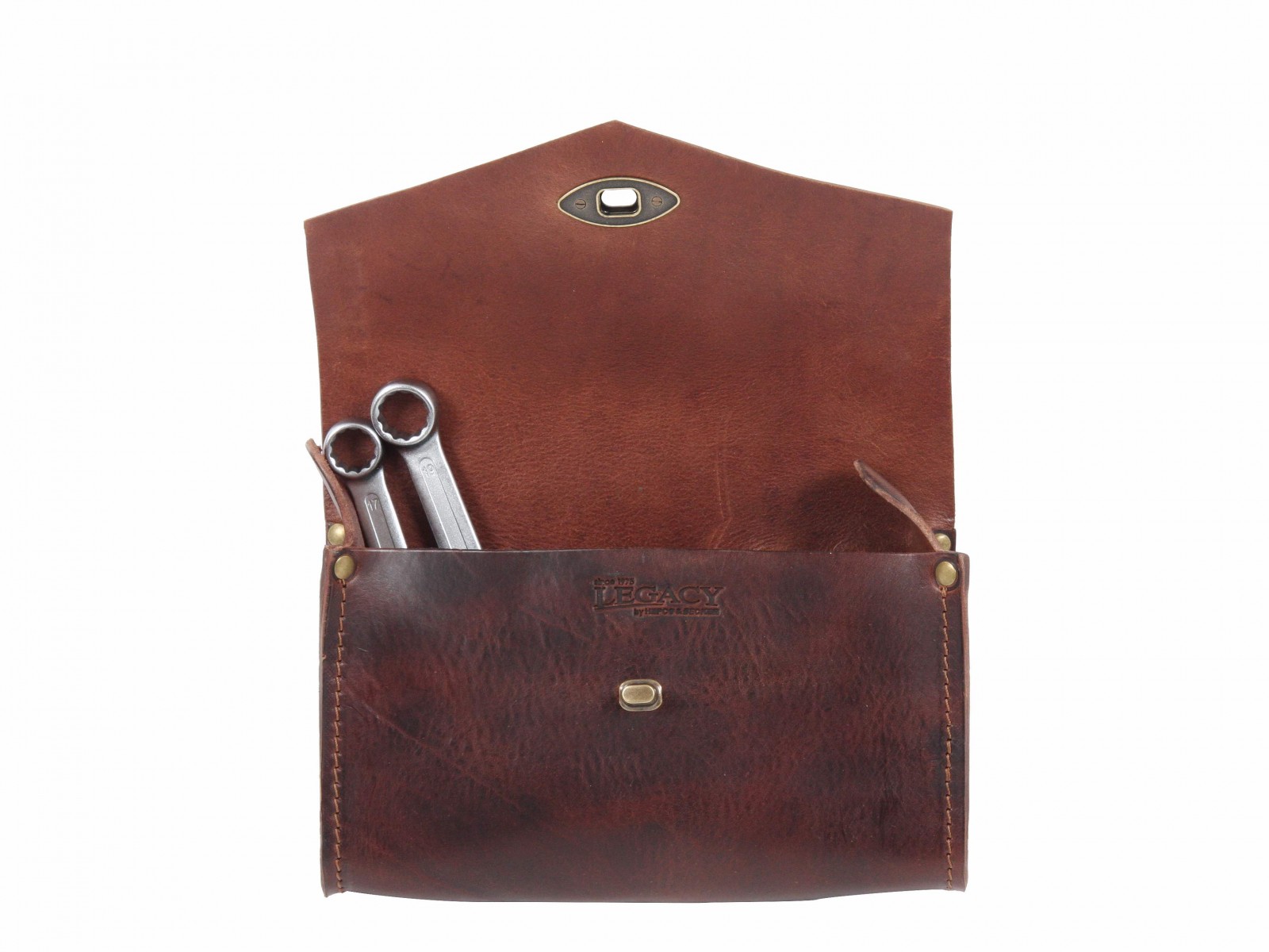 LEGACY lederen gereedschapstas bruin 2.5L Hepco & Becker