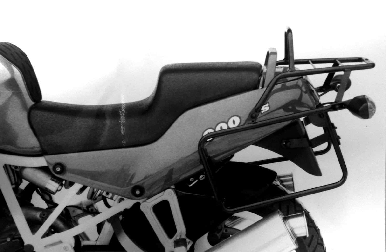 Buisvormige bagagedrager topkoffer en zijkoffer zwart voor Ducati 600 SS /750 SS /900 SS