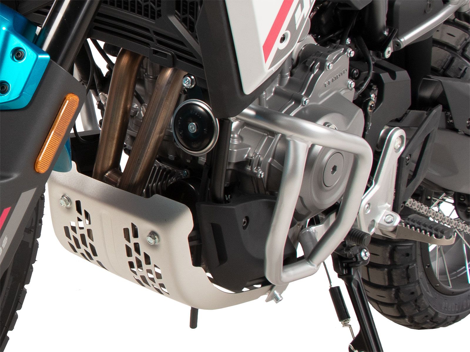 Motorbeschermer zilver voor CFMoto 450 MT (24-) Hepco & Becker